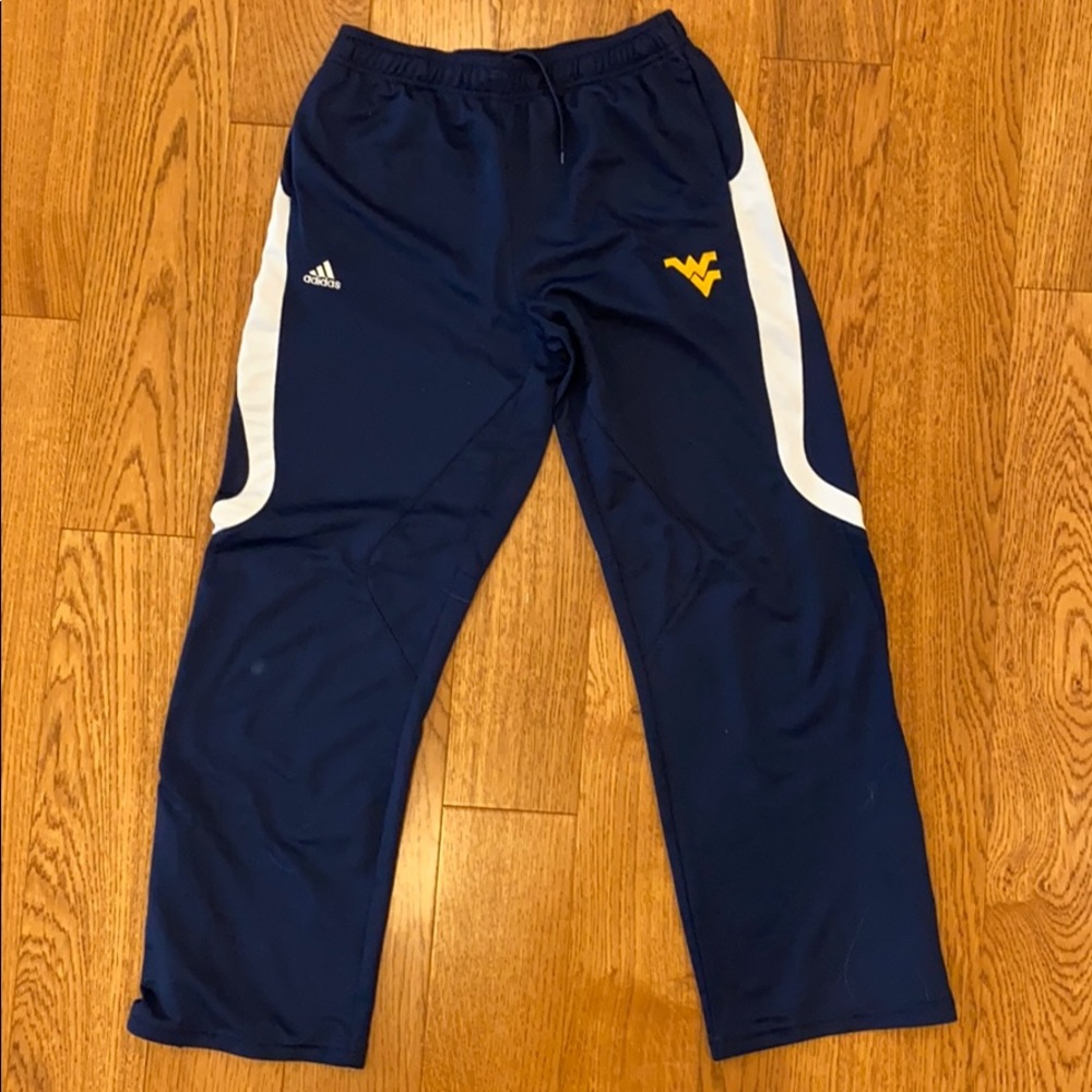 Unisex Adidas West Virginia University Sweatpants